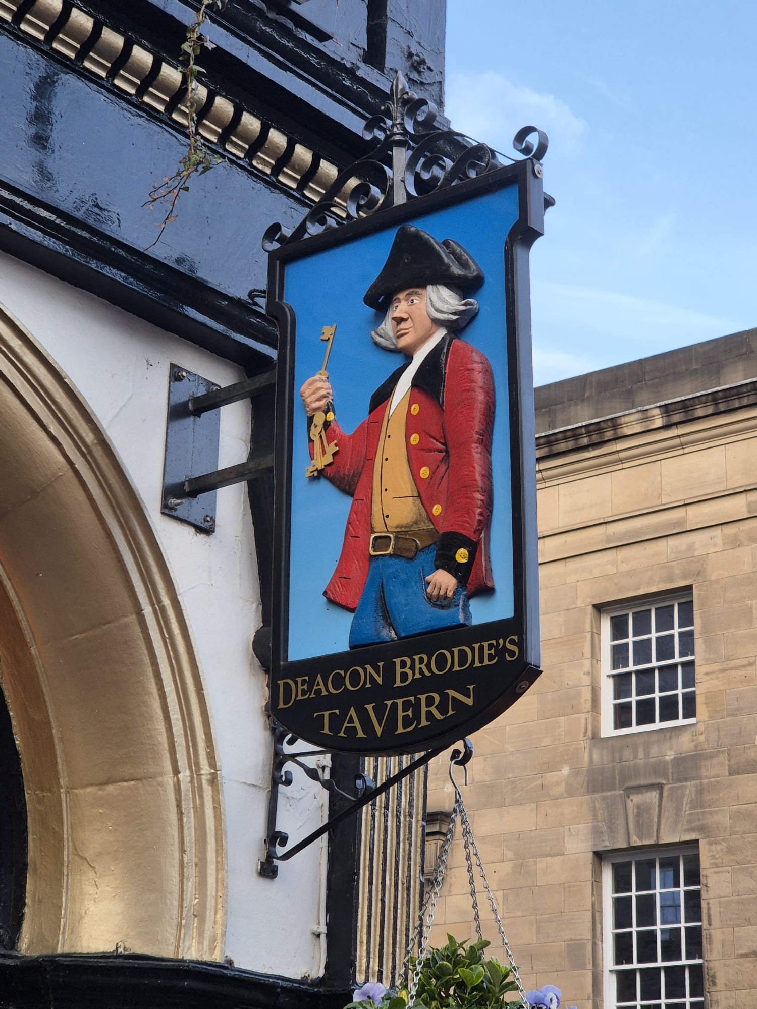 Deacon Brodie's Tavern sign