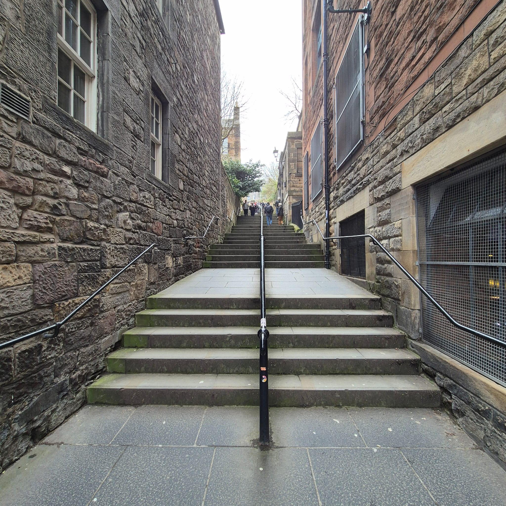 Steps on the route